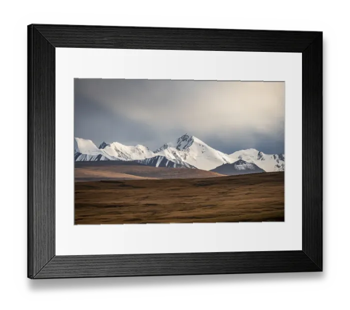 Framed Print : Glaciated and snow-capped mountains Framed Print : Glaciated and snow-capped mountains
