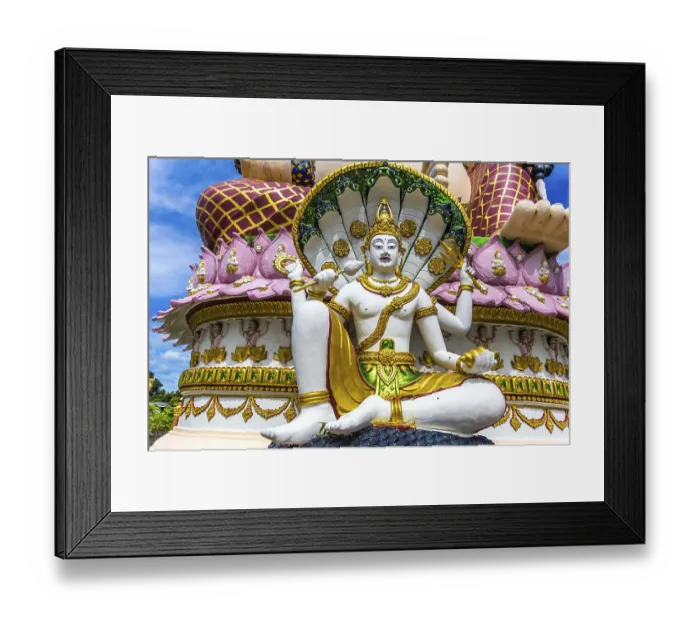 Framed Print : Shiva koh samui