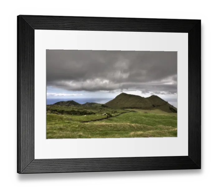 Framed Print : Landscape of Pico, Pico Island