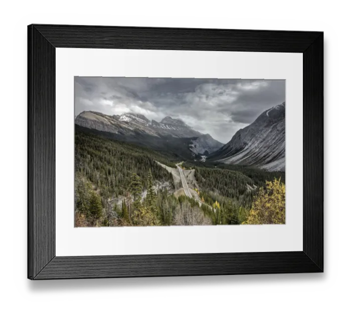 Framed Print : Scenic View Rocky mountains Alberta Canada Jasper Highway Framed Print : Scenic View Rocky mountains Alberta Canada Jasper Highway