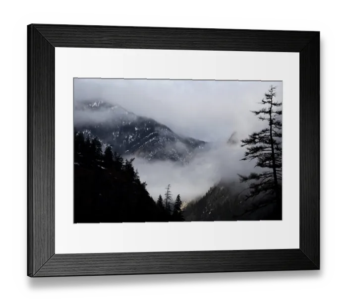 Framed Print : Mountains British Columbia Canada Cashe Creek Area