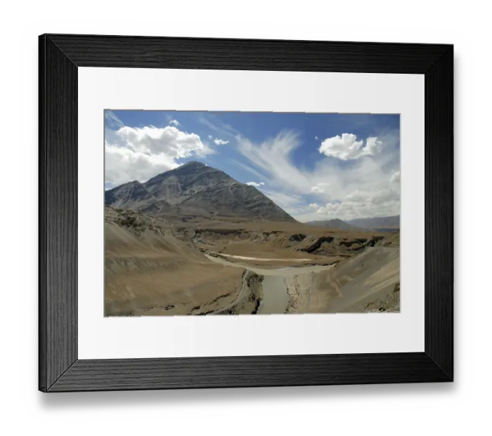 Framed Print : Landscape at Nimmu, Leh, Ladakh
