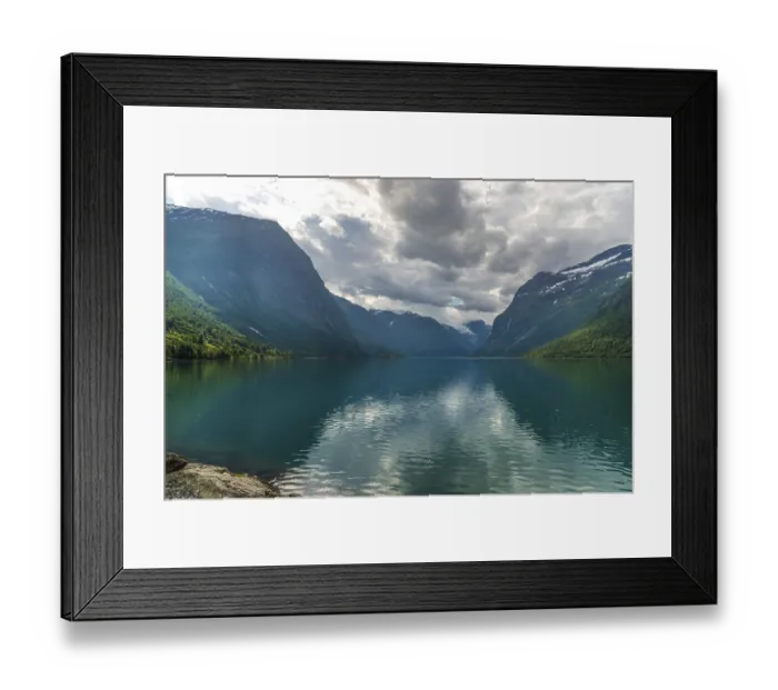 Framed Print : The Kjenndalsbreen is part of the Jostedalsbreen Framed Print : The Kjenndalsbreen is part of the Jostedalsbreen