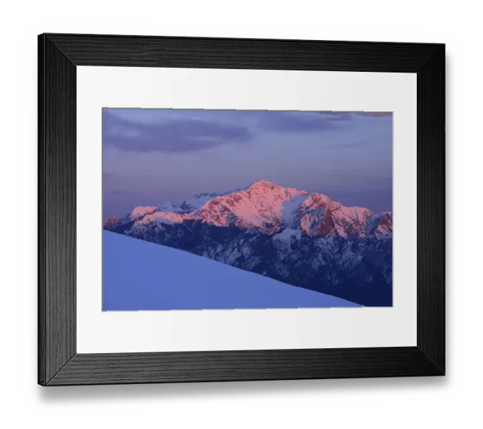 Framed Print : Autumnal sunset view of the Grigna Settentrionale massif