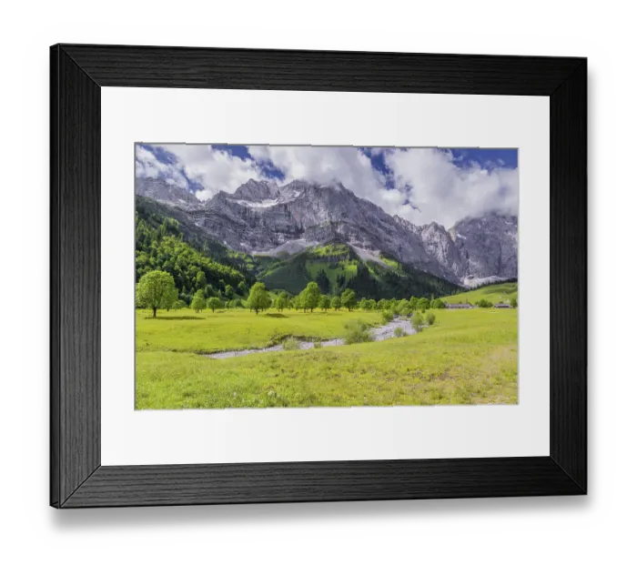 Framed Print : Enger-Grund creek, Eng valley, Tyrol