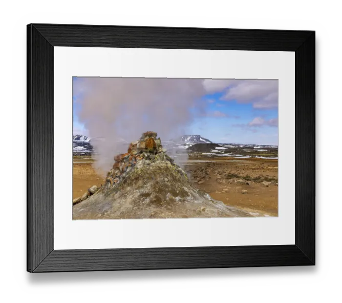 Framed Print : Hveraroend, Myvatn, Iceland, Europe Framed Print : Hveraroend, Myvatn, Iceland, Europe