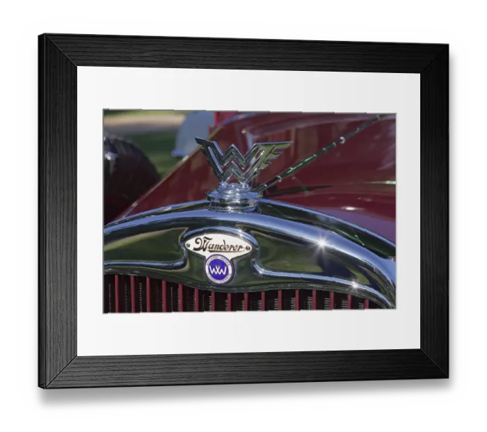 Framed Print : Mascot and emblem of the German car brand Walker Framed Print : Mascot and emblem of the German car brand Walker