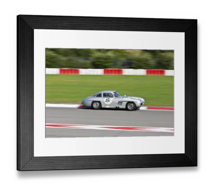 Framed Print : Race of post-war racing cars, Mercedes 300 SL Framed Print : Race of post-war racing cars, Mercedes 300 SL