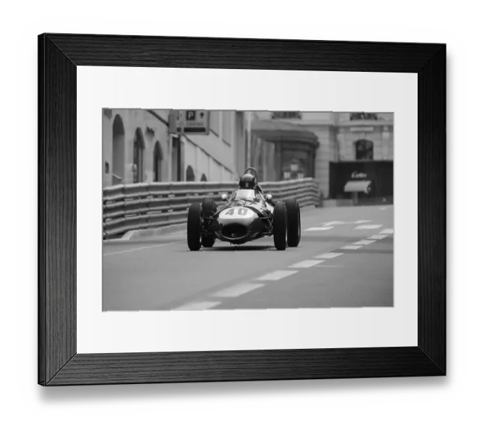Framed Print : Lotus 15 from 1958, Series B, F1 and F2 Grand Prix racing cars in front of 1961 Framed Print : Lotus 15 from 1958, Series B, F1 and F2 Grand Prix racing cars in front of 1961
