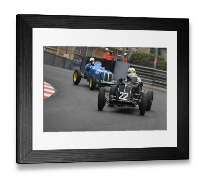 Framed Print : Era B, driver Michael Gans, 9th Grand Prix Historique Monaco Framed Print : Era B, driver Michael Gans, 9th Grand Prix Historique Monaco