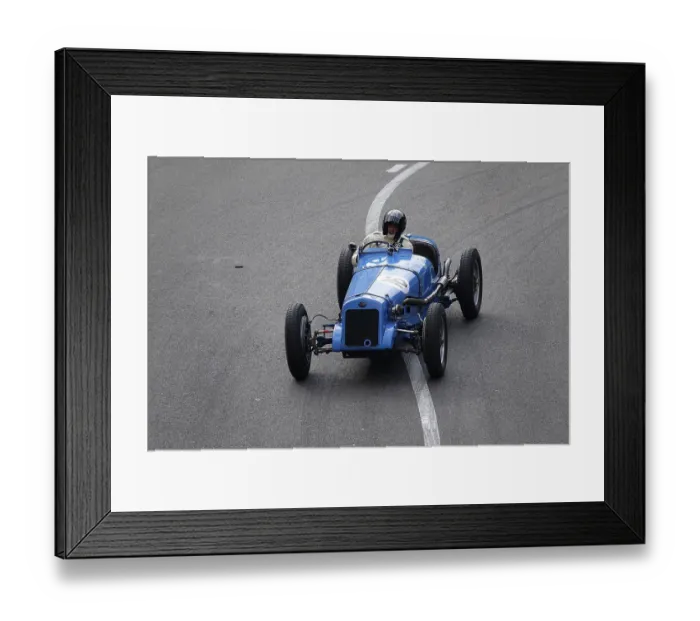 Framed Print : Delage 1500 from 1937, parade of vintage pre-war racing cars