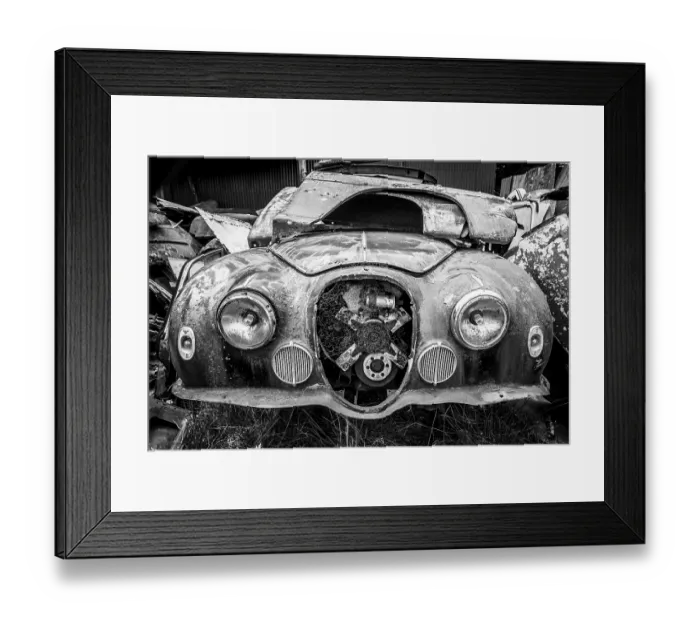 Framed Print : Antique cars on a big scrapyard at the end of Old Coach Road Trail Framed Print : Antique cars on a big scrapyard at the end of Old Coach Road Trail
