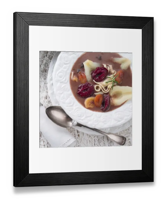 Framed Print : Czernina is a Polish soup