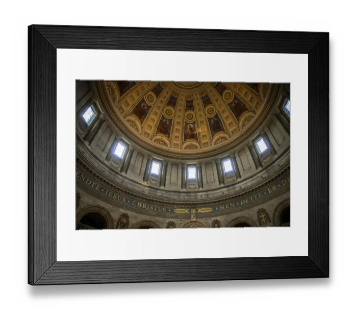 Framed Print : Dome vault of the Frederik Church
