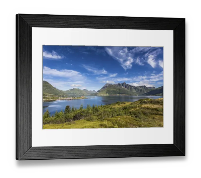 Framed Print : Sildpollen, Austnesfjorden, Vagan