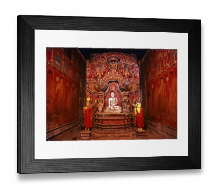 Framed Print : The Medawala Rajamaha Viharaya or Tempitiya Vihara
