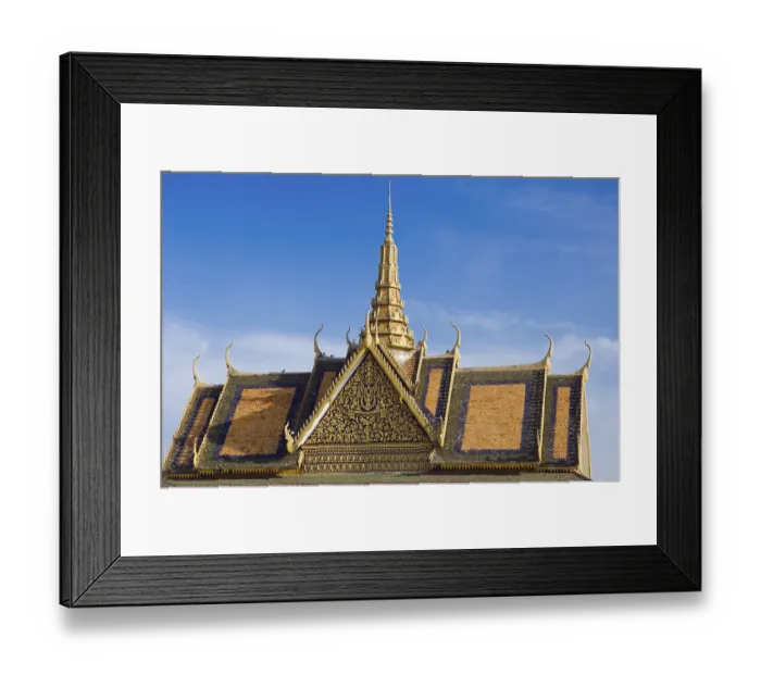 Framed Print : Roof of the Banquet Hall, Royal Palace