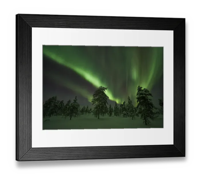 Framed Print : Northern Lights (Aurora borealis)