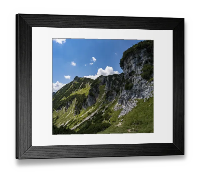 Framed Print : Fantastic hike to the stone Agnes to the Karkopf in the Berchtesgaden Alps
