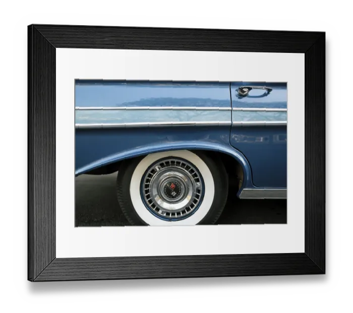 Framed Print : Vintage cars Chevrolet Impala