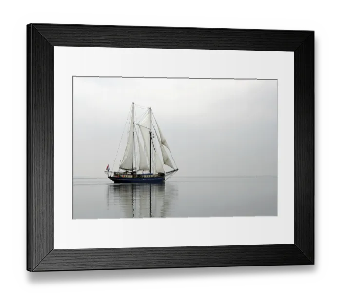 Framed Print : On the Little Belt at low tide