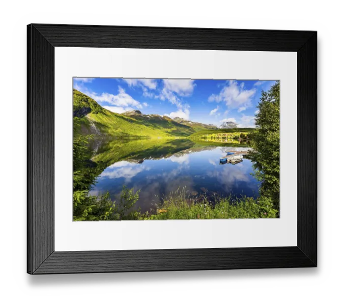 Framed Print : The lovely clean and calm lake Eidsvatnet Framed Print : The lovely clean and calm lake Eidsvatnet