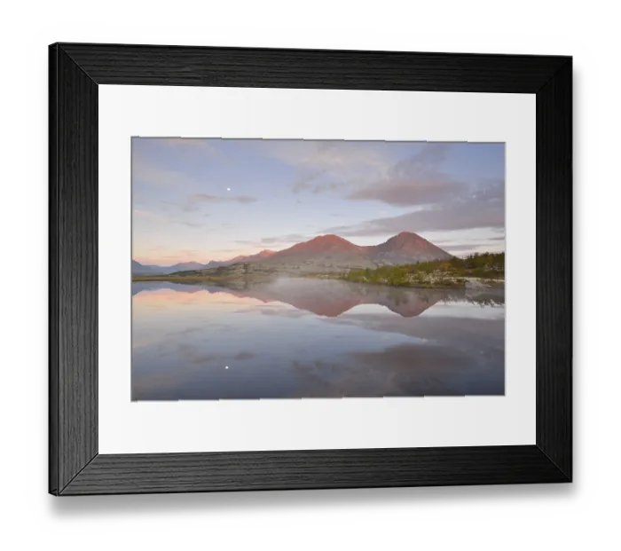 Framed Print : Summits of the Stygghoin or Stygghoin mountains Framed Print : Summits of the Stygghoin or Stygghoin mountains