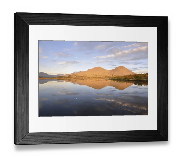 Framed Print : Summits of the Stygghoin or Stygghoin mountains