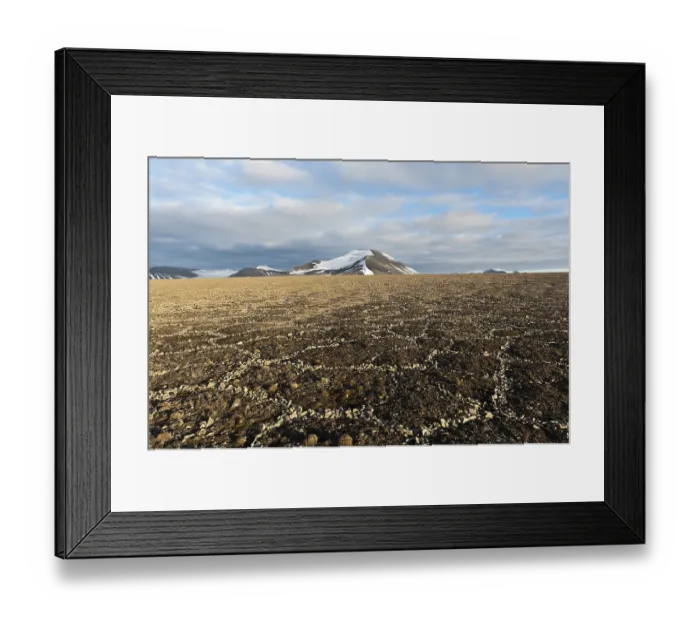 Framed Print : Polygonal structural on the Plataberget