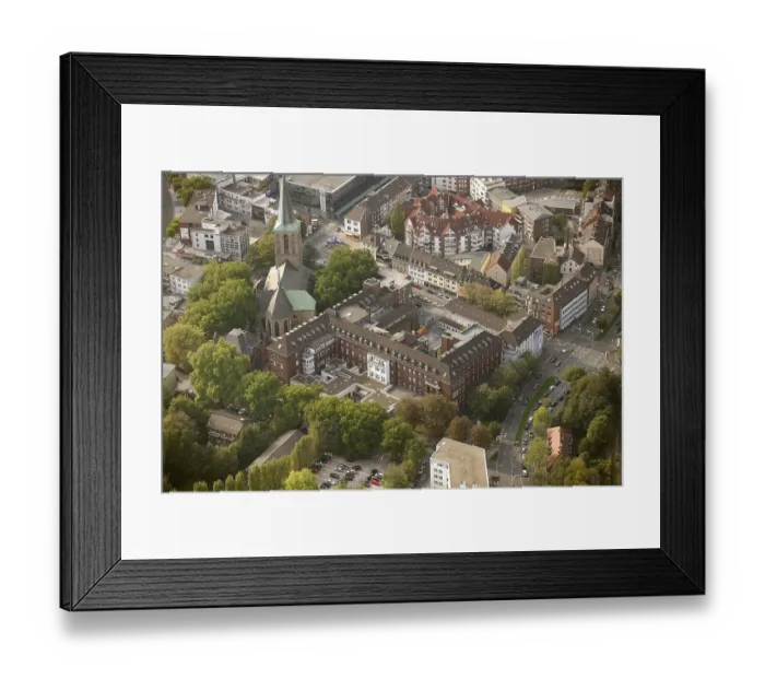 Framed Print : Aerial view, St. Elisabeth Hospital