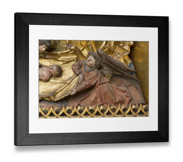 Framed Print : Marian altar (rosary altar) from the Heilig-Geist-Hospital