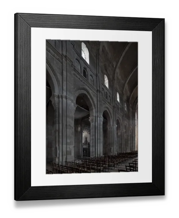 Framed Print : Autun, Cathedrale St-Lazare, begun 1120 Framed Print : Autun, Cathedrale St-Lazare, begun 1120