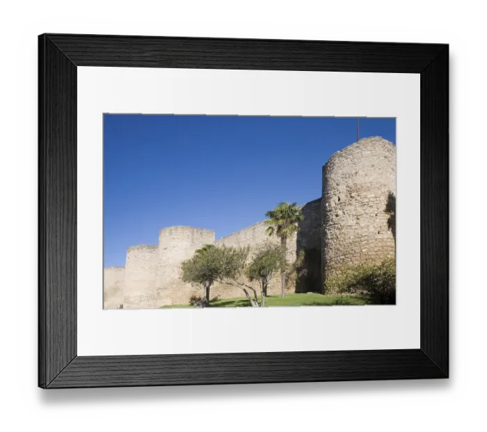 Framed Print : Puerta de Almocabar fortifications historic city walls Ronda Framed Print : Puerta de Almocabar fortifications historic city walls Ronda