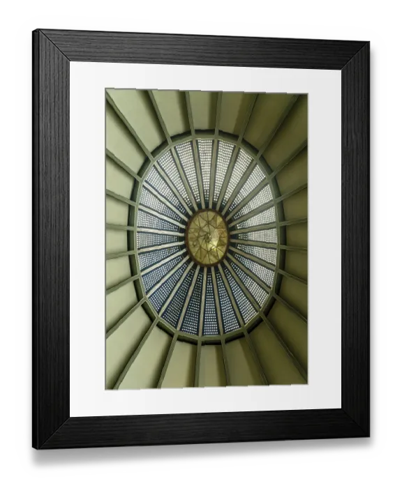 Framed Print : Art Nouveau architecture interior of Palacio de Bellas Artes