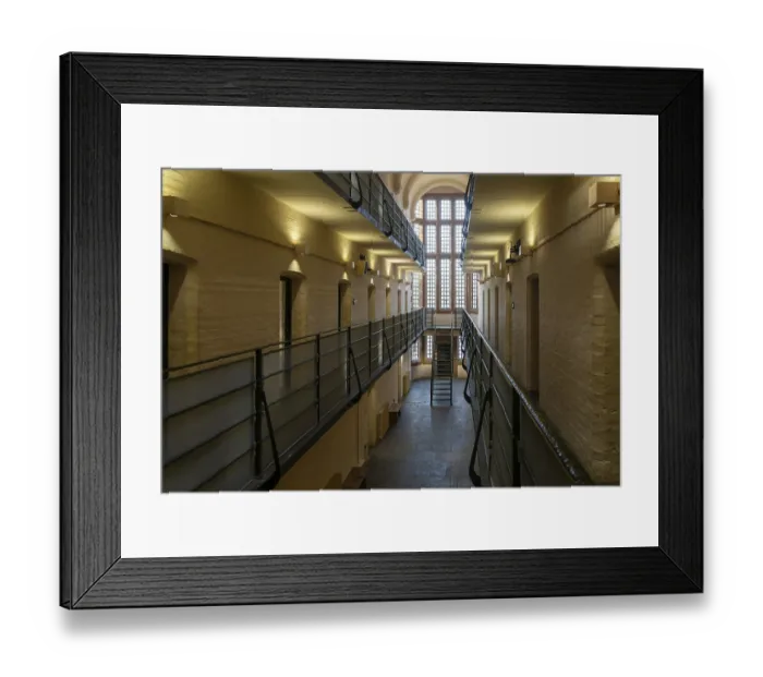 Framed Print : Interior of Victorian jail museum Framed Print : Interior of Victorian jail museum