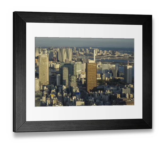 Framed Print : High rise, tokyo, japan