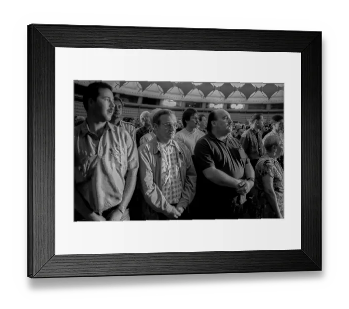 Framed Print : Germany, Berlin, 21 May 1992, Republican Party (REP) election rally in the Berlin Congress Hall on Alexanderplatz