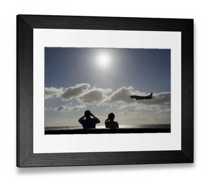 Framed Print : Aeroplane, Airport, Arrecife, Lanzarote