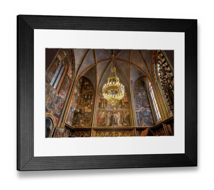 Framed Print : Prague castle, Gothic Metropolitan Cathedral of Saints Vitus