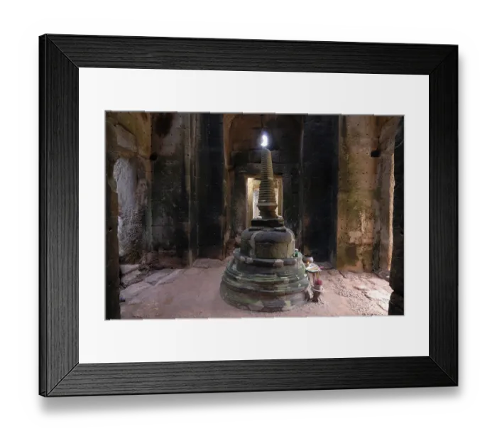Framed Print : Stupa, Preah Khan, Angkor Wat Temple Complex Framed Print : Stupa, Preah Khan, Angkor Wat Temple Complex
