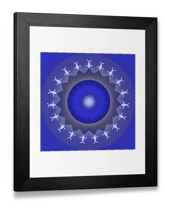 Framed Print : Mandala