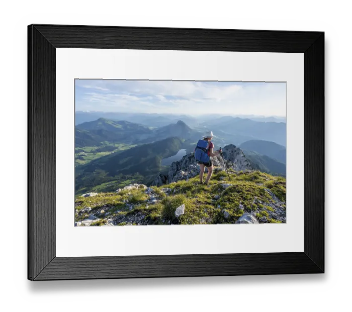 Framed Print : Hintersteiner Lake in the mountains