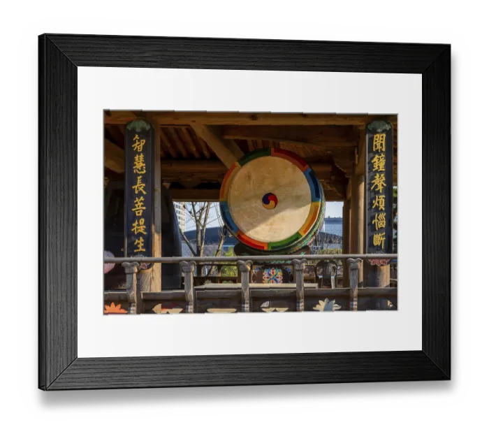 Framed Print : Korean traditional drum called buk Framed Print : Korean traditional drum called buk
