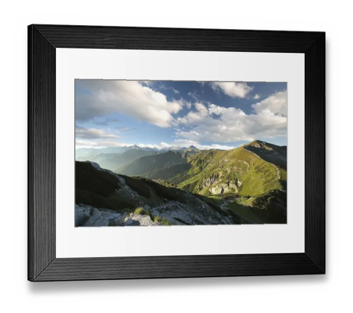 Framed Print : View of the Tatra Mountains during sunrise Framed Print : View of the Tatra Mountains during sunrise