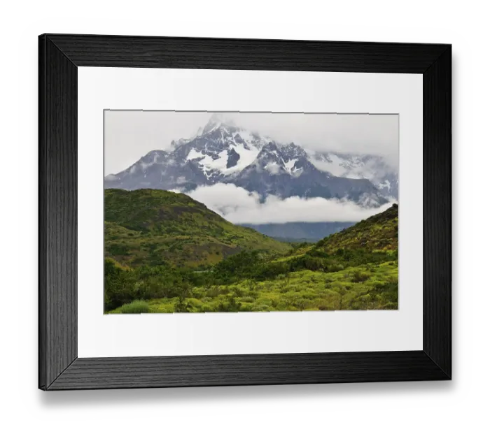 Framed Print : Torres del Paine, Torres del Paine near Puerto Natales