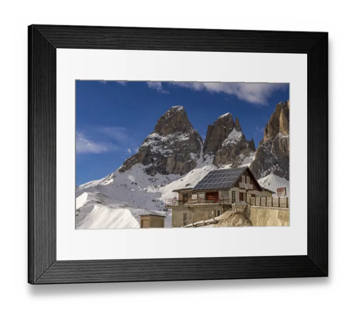 Framed Print : Passo Sella, South Tyrol, Italy, Europe