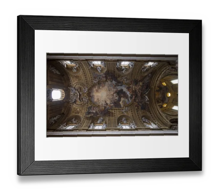Framed Print : Rome, Roma, Il Gesu, built from 1568 Framed Print : Rome, Roma, Il Gesu, built from 1568