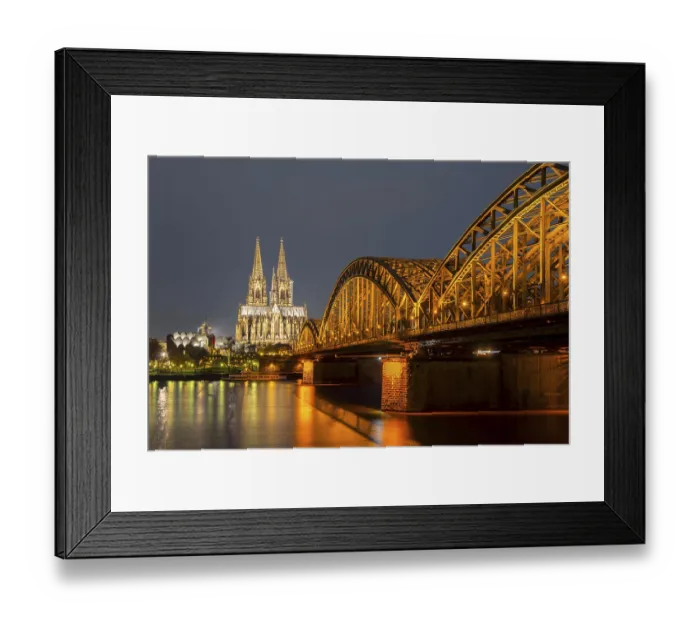 Framed Print : Hohenzollernbruecke, Rhine, Museum Ludwig with Philharmonie