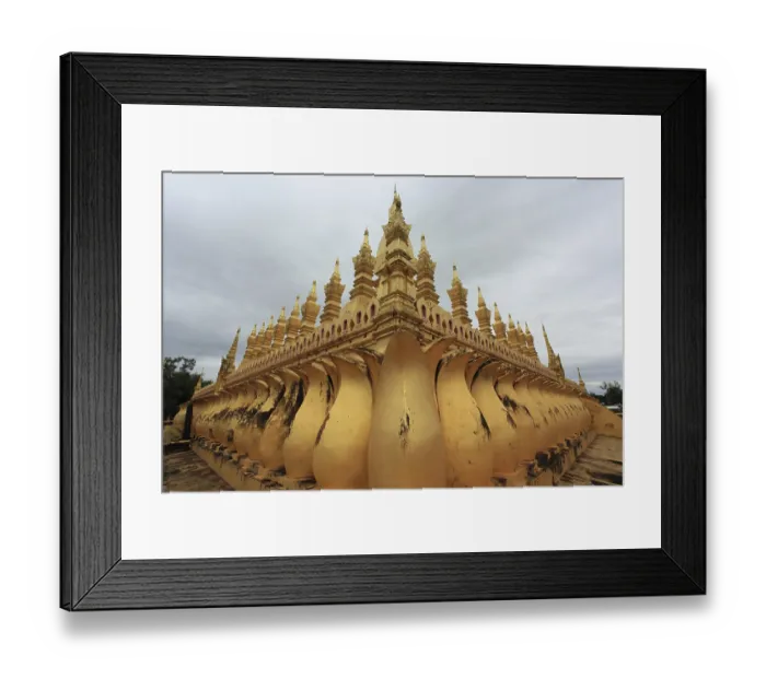 Framed Print : Pha That Luang temple in Laos Framed Print : Pha That Luang temple in Laos