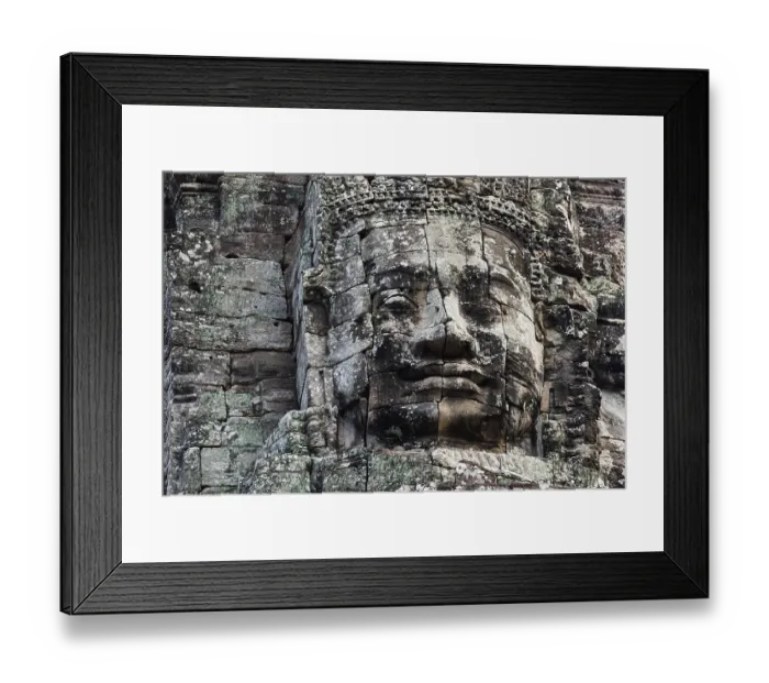 Framed Print : Buddhist gatekeepers, mystical